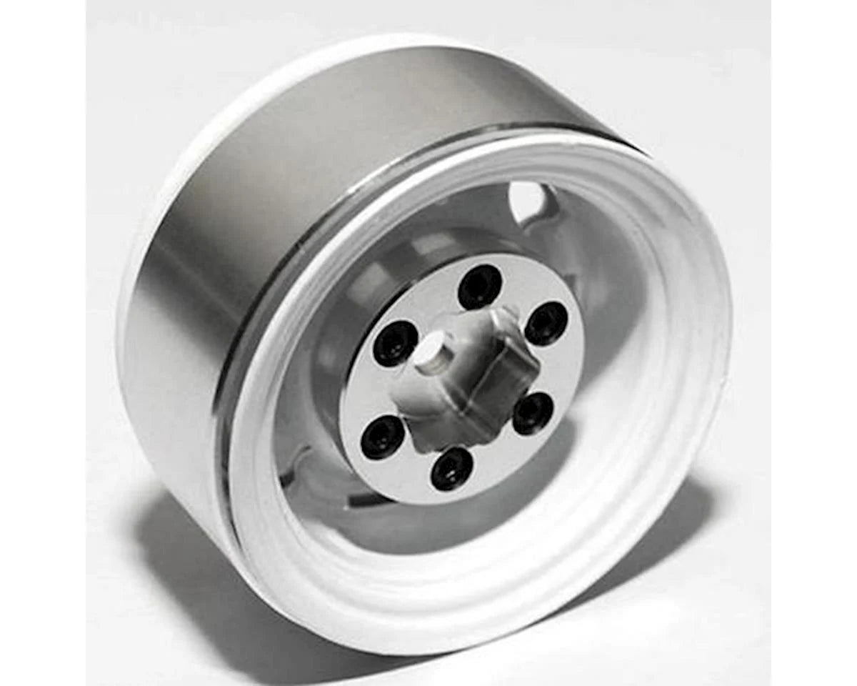 1.55 Stamped Steel Beadlock Wheel, White