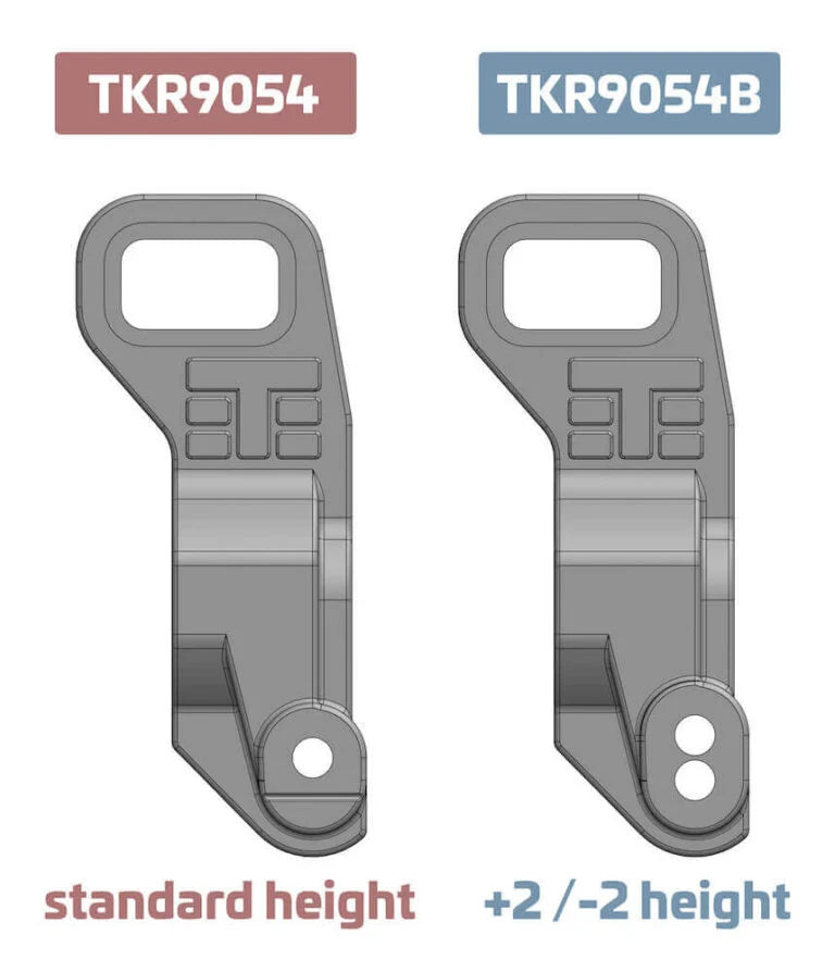 Rear Hubs and Bearing Spacers (+/-2mm, adj roll center, L/R, EB/NB48 2.1 - Xtreme RC