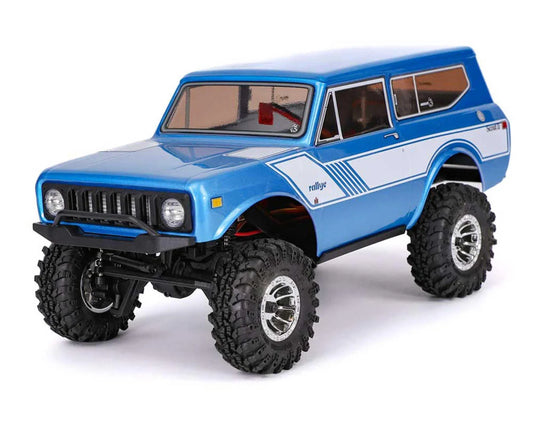 Redcat Ascent-18 International Scout II 1/18 4WD RTR Rock Crawler (Blue) w/2.4GHz Radio, Battery & Charger - Xtreme RC