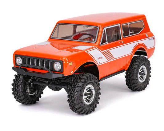 Redcat Ascent-18 International Scout II 1/18 4WD RTR Rock Crawler (Orange) w/2.4GHz Radio, Battery & Charger - Xtreme RC