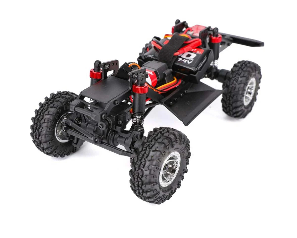 Redcat Ascent-18 International Scout II 1/18 4WD RTR Rock Crawler (Orange) w/2.4GHz Radio, Battery & Charger - Xtreme RC