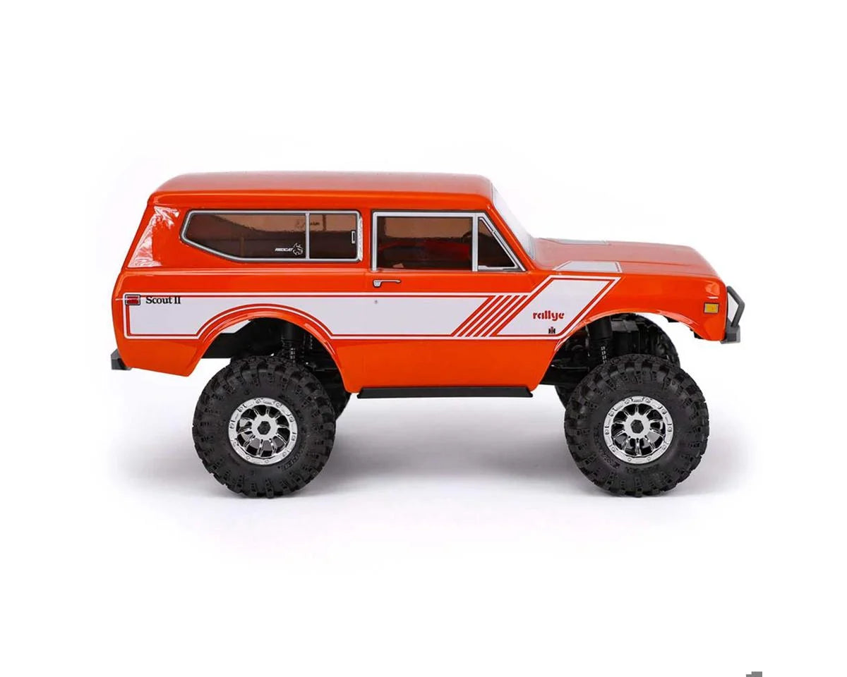 Redcat Ascent-18 International Scout II 1/18 4WD RTR Rock Crawler (Orange) w/2.4GHz Radio, Battery & Charger - Xtreme RC