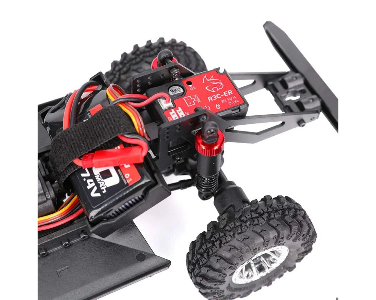 Redcat Ascent-18 International Scout II 1/18 4WD RTR Rock Crawler (Orange) w/2.4GHz Radio, Battery & Charger - Xtreme RC