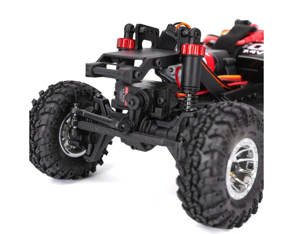 Redcat Ascent-18 International Scout II 1/18 4WD RTR Rock Crawler (Orange) w/2.4GHz Radio, Battery & Charger - Xtreme RC