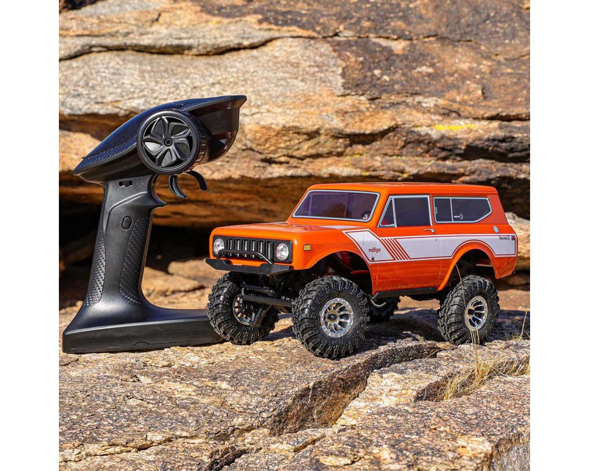 Redcat Ascent-18 International Scout II 1/18 4WD RTR Rock Crawler (Orange) w/2.4GHz Radio, Battery & Charger - Xtreme RC