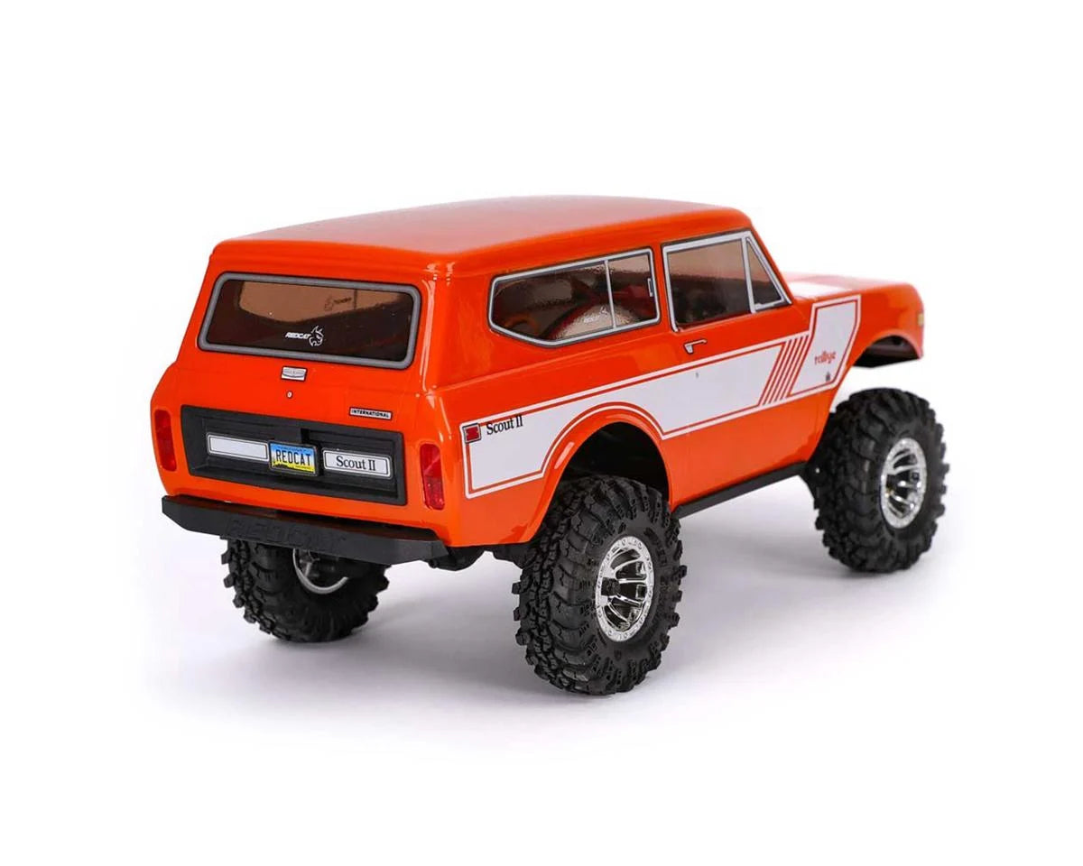 Redcat Ascent-18 International Scout II 1/18 4WD RTR Rock Crawler (Orange) w/2.4GHz Radio, Battery & Charger - Xtreme RC