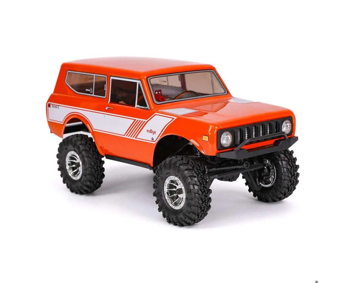 Redcat Ascent-18 International Scout II 1/18 4WD RTR Rock Crawler (Orange) w/2.4GHz Radio, Battery & Charger - Xtreme RC