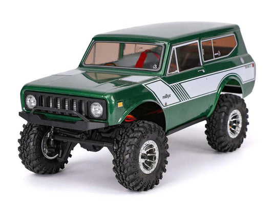 Redcat Ascent-18 International Scout II 1/18 4WD RTR Rock Crawler (Green) w/2.4GHz Radio, Battery & Charger - Xtreme RC