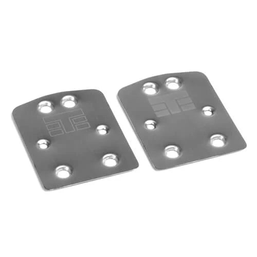 Skid Plate (rear, steel, all 2.0, 2pcs) - Xtreme RC