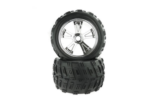 824003V Himoto Racing 1/8 Scale Truck Wheel Complete 2P 17mm Hex - Xtreme RC