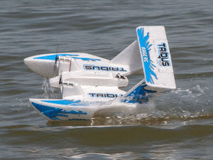 Tribus 250 Electric Powered RTF Amphibious Aircraft; Blue - Xtreme RC