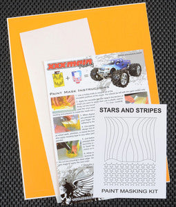 XXX Main Racing Stars and Stripes Paint Mask - Xtreme RC
