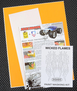 Wicked Flames Paint Mask - Xtreme RC