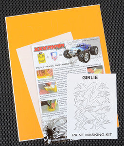 XXX Main Racing Girlie Paint Mask - Xtreme RC