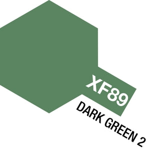 Acrylic Mini XF-89 Dark Green Paint, 10ml Bottle - Xtreme RC
