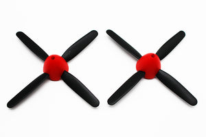 Rage R/C 4-Blade Prop & Spinner - Prop Saver Version (2); P-51D BL - Xtreme RC