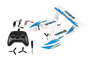 Tribus 250 Electric Powered RTF Amphibious Aircraft; Blue - Xtreme RC