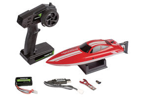 LightWave Electric Micro RTR Boat; Red - Xtreme RC