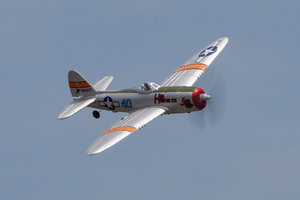 P-47 Thunderbolt Micro RTF Airplane with PASS (Pilot Assist Stability Software) System - Xtreme RC