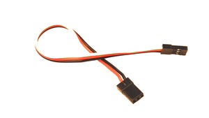 6" (152mm) Universal Extension Lead w/ Male to Male Plug, 22AWG - Xtreme RC