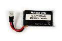 1S 3.7V 400mAh 25C LiPo Battery; Tempest 600, Super Cub MX, Micro Warbirds - Xtreme RC