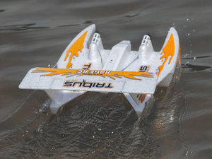 Tribus 250 Electric Powered RTF Amphibious Aircraft; Orange - Xtreme RC