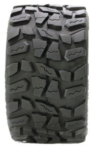 Raptor Belted Monster Truck Wheels/Tires (pr.), Pre-mounted, Sport Medium Compound 17mm Hex - Xtreme RC