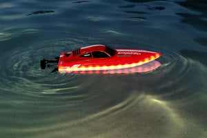 LightWave Electric Micro RTR Boat; Red - Xtreme RC