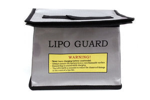 Racers Edge Lipo Battery Charging Safety Bag 215x145x165mm with Zipper - Xtreme RC