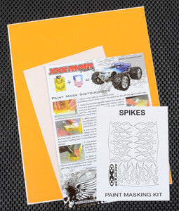 XXX Main Racing Spikes Paint Mask - Xtreme RC