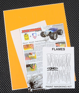 Flames Paint Mask - Xtreme RC