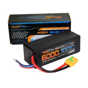 4S 14.8V 6000mAh 100C LiPo Battery with XT90 Plug, Hard Case - Xtreme RC