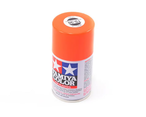 Lacquer Spray Paint, TS-36 Fluorescent Red - 100ml Spray