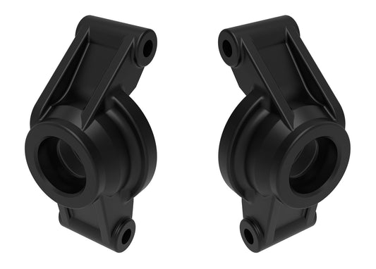 STUB AXLE CARRIERS REAR BLK - Xtreme RC