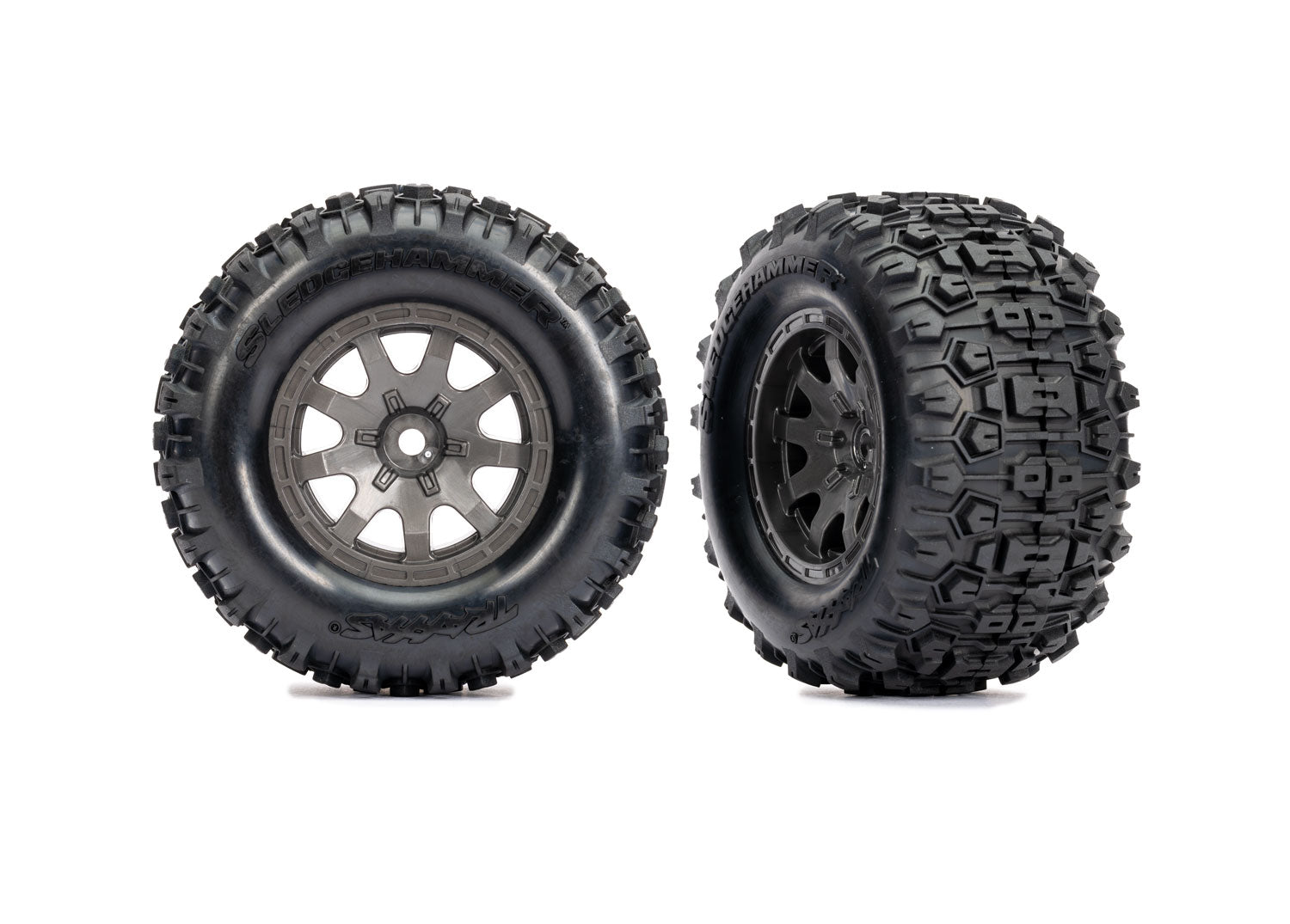 T&W GRAY WHL SLEDGEHMMR TIRES - Xtreme RC