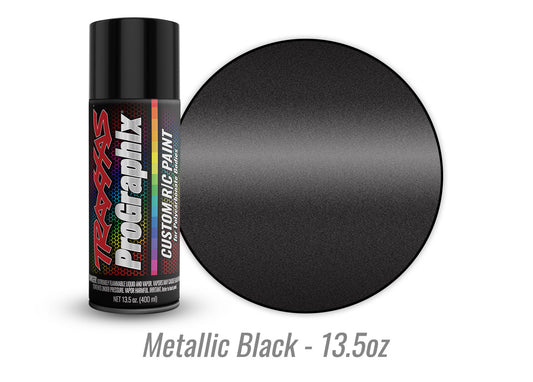 Body paint, metallic black (13.5oz) - Xtreme RC