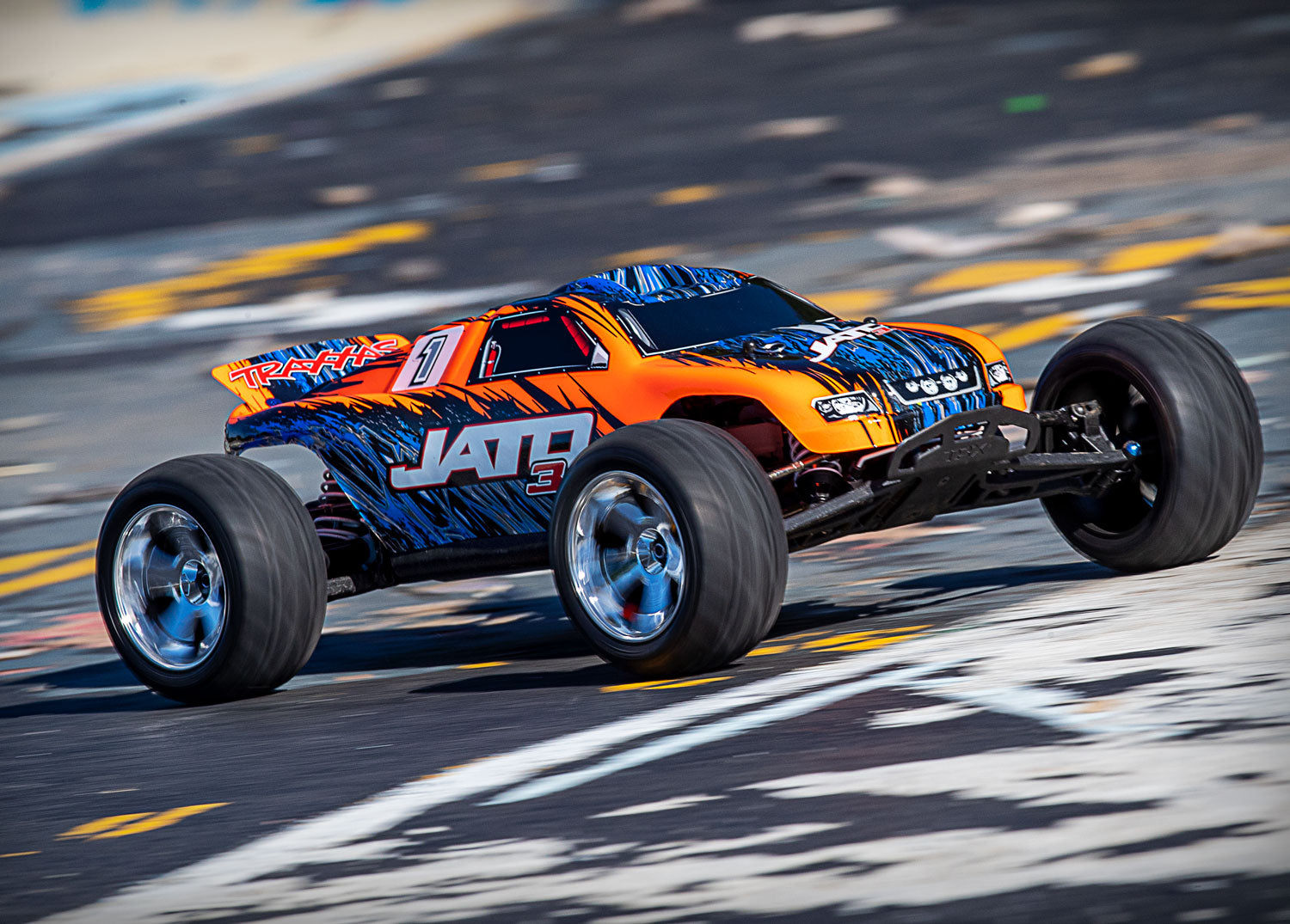 JATO 3.3 W/TSM, ORANGE/BLUE - Xtreme RC