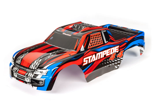 STAMPEDE 4X4, BODY, RED - Xtreme RC