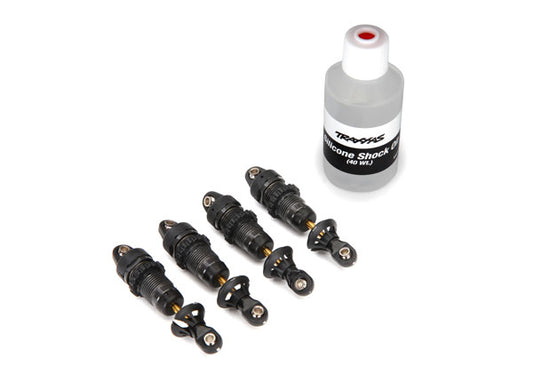 7061X - Shocks, GTR hard anodized, PTFE-coated bodies with TiN shafts (fully assembled, without springs) (4) - Xtreme RC
