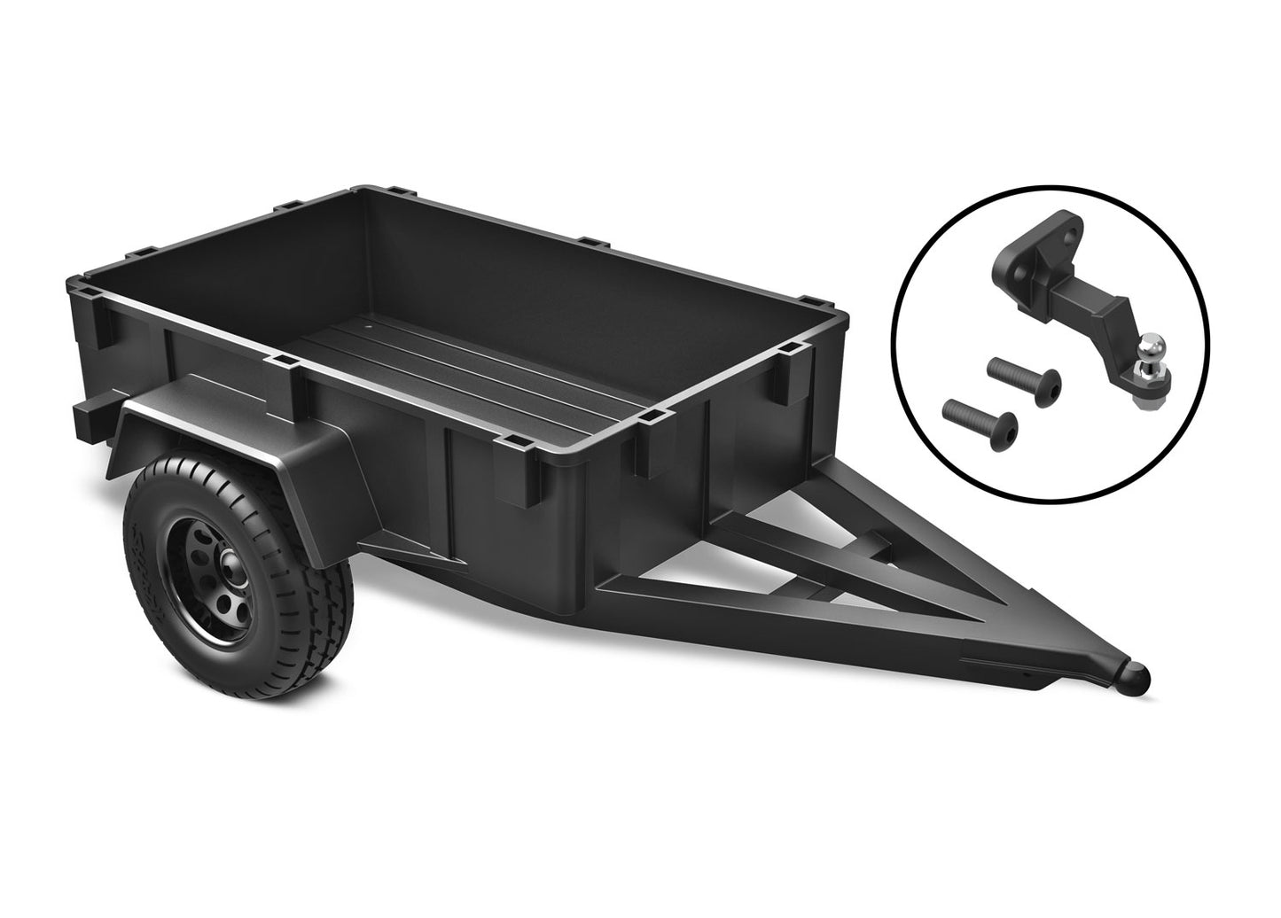 UTILITY TRAILER/HITCH/SPACERS - Xtreme RC