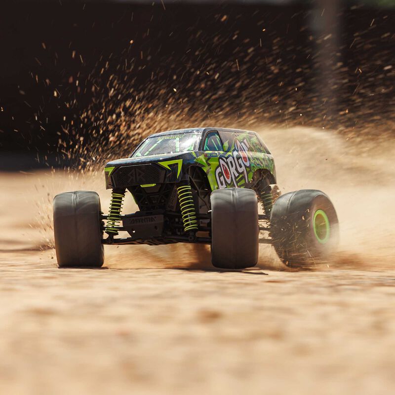 1/16 GORGON GROM 4X4 RTR Brushed Monster Truck (Battery & Charger Included), Yellow