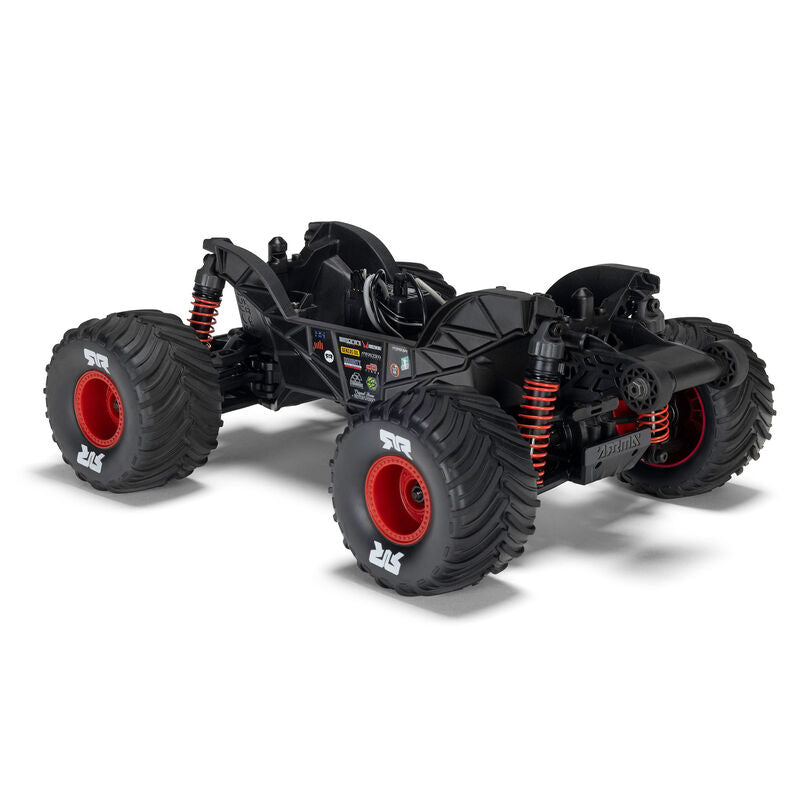 1/16 GORGON GROM 4X4 RTR Brushed Monster Truck (Battery & Charger Included), Red - Xtreme RC