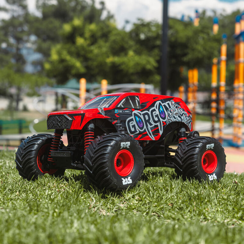 1/16 GORGON GROM 4X4 RTR Brushed Monster Truck (Battery & Charger Included), Red - Xtreme RC