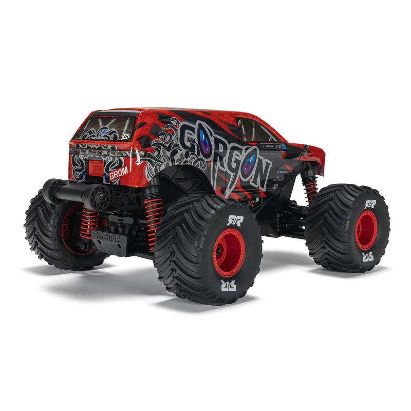 1/16 GORGON GROM 4X4 RTR Brushed Monster Truck (Battery & Charger Included), Red - Xtreme RC