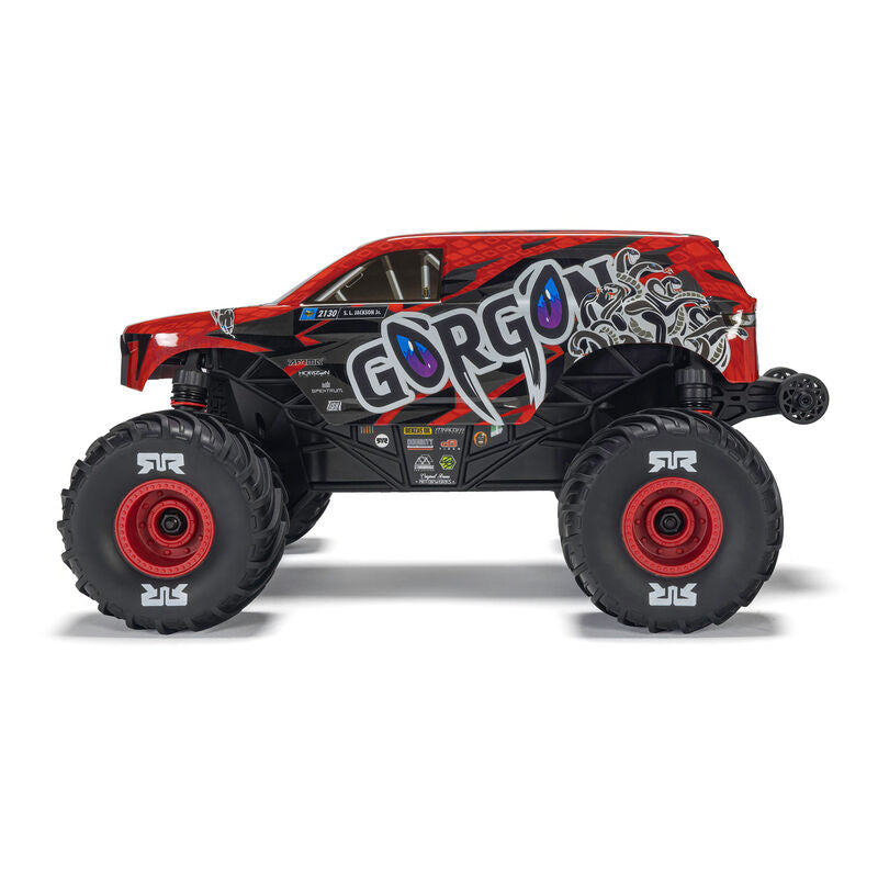 1/16 GORGON GROM 4X4 RTR Brushed Monster Truck (Battery & Charger Included), Red - Xtreme RC