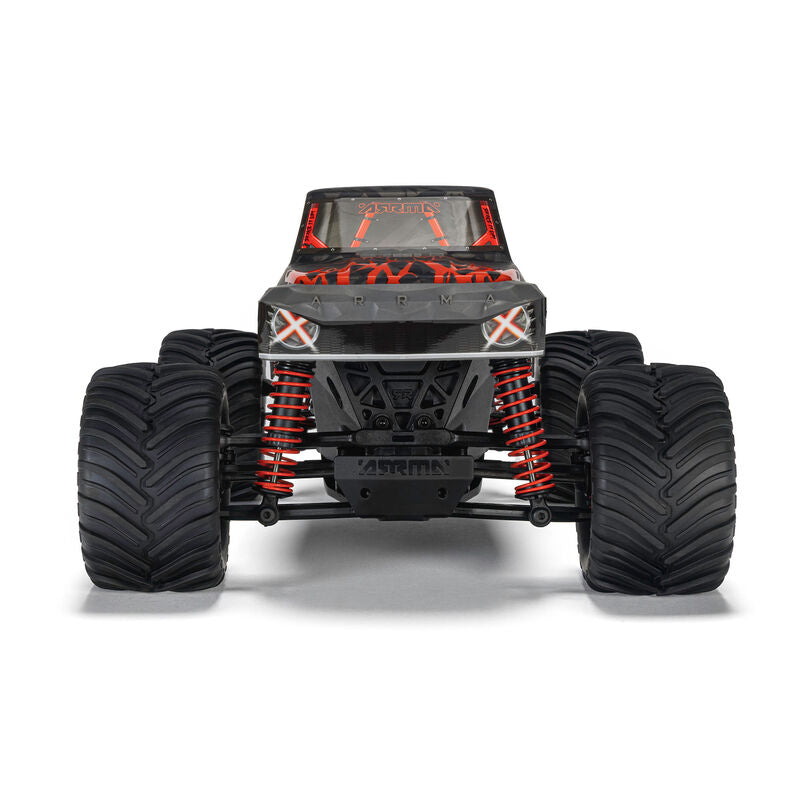 1/16 QUAKE GROM 4X4 RTR Brushed Monster Truck (Battery & Charger Included), Red - Xtreme RC