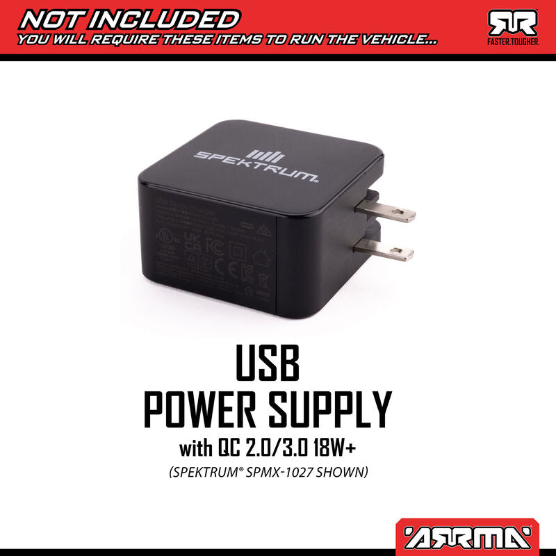 1/16 QUAKE GROM 4X4 RTR Brushed Monster Truck (Battery & Charger Included), Red - Xtreme RC