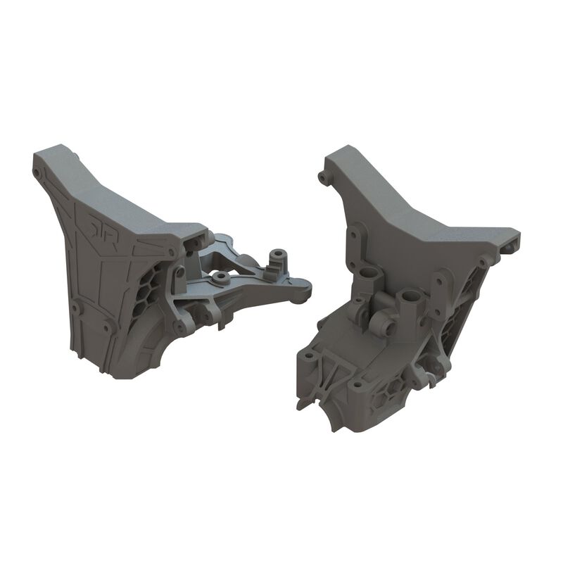 F/R Composite Upper Gearbox Covers/Shock Tower - Xtreme RC