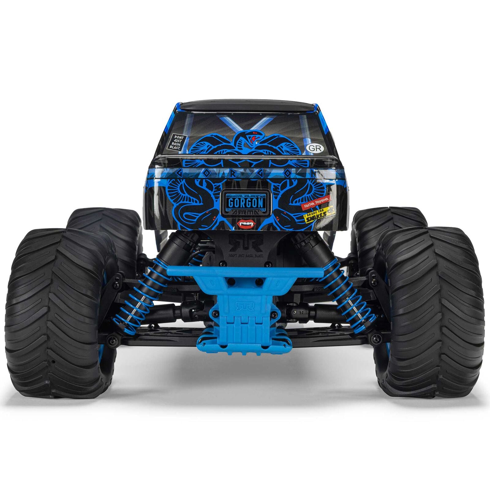 1/10 GORGON 2WD RTR Brushed Monster Truck (Battery & Charger Included), Blue - Xtreme RC