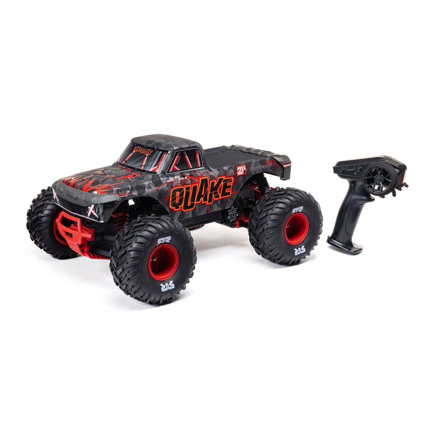 1/10 QUAKE 223S 2WD RTR Brushless Monster Truck, Green